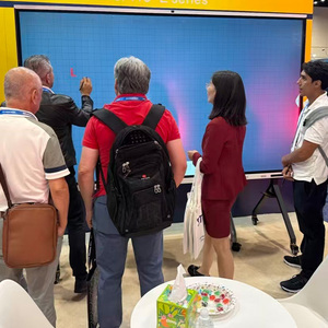 Factory Wholesale 65 Inch AI Interactive Flat Panel All-in-One <strong>Smart</strong> Board 4K Touch <strong>Screen</strong> for School &amp; Office Conference - Product Image 1