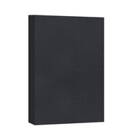 Feuilles de carton duplex recyclé noir épais et rigide, double couchage, personnalisées pour emballage de bougies, cadeaux, artisanat, boîtes à chaussures, impression jet d'encre