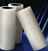 Film de protection PE, film plastique pour la protection des surfaces en acier inoxydable et en verre, ruban adhésif, fournisseur en gros OEM, rouleaux en vrac