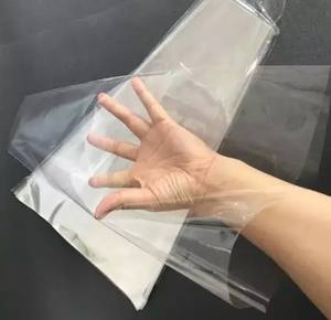 手作りPEコーティングプラスチック製の円錐形バッグ、切り花用フラワー スリーブ - Product Image 2