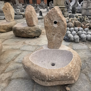 Lavabo WC bagno lavabo da appoggio lavabo in pietra intagliata lavabo lavabo - Product Image 4