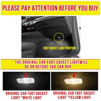 2 pièces ZHISIN Audi A2/A3/S3/A4/B5-B8/RS4/A5-S6/Q5-Q7 TT/TTS Éclairage d'ambiance et de zone des pieds LED RGB pour voiture