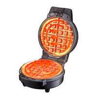 Gaufrier 3-en-1 avec plaques amovibles, plaque à gâteau motif dessin animé, mini gaufrier pour petit-déjeuner, collation, desserts