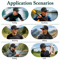 Gorra de Béisbol Personalizada de 5 Paneles con Cordón, Parche Bordado con Logotipo, Corte Láser Perforado, Cierre a Presión, Transpirable, Impermeable, Diseño de Leopardo