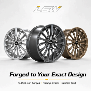 LS8144 5x120 5x112 18 19 20 นิ้ว ล้อฟอร์จขายส่ง สีเทาเมทัลลิก ขอบกัดลายวี สำหรับ BMW E46 E60 E92 X5 - Product Image 5