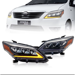 ไฟหน้า LED สำหรับ <span class=keywords><strong>Toyota</strong></span> <span class=keywords><strong>Innova</strong></span> ปี 2010 2011 <span class=keywords><strong>2012</strong></span> 2013 2014 2015 โปรเจคเตอร์ ไฟหน้า LED แบบดัดแปลง รุ่นใหม่ล่าสุด - Product Image 1