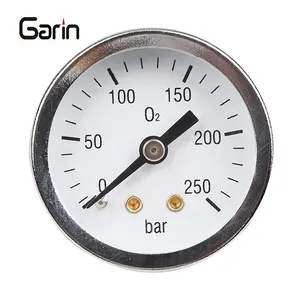 Manómetro/barómetro de gas 250Bar 40MM