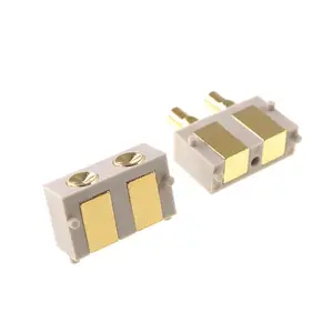 8MM Pitch 2 Poles HSMT Right Angle SMD Hight Current 8.0 A Pogo Pin Connector