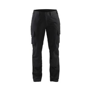 BLAKLADER - 710613449900D24 <b>Women</b>’s Industry <b>trousers</b> <b>stretch</b> Black - EAN 7330509861271 WORK <b>TROUSERS</b> CARGO WORK <b>TROUSERS</b> - Product Image 1