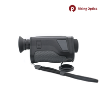 384x288/640x512 Resolusi Tinggi NETD25mk 1-8x Zoom Digital Monokuler Pencitraan Termal Pengukur Jarak Laser Deteksi 1200m IP67
