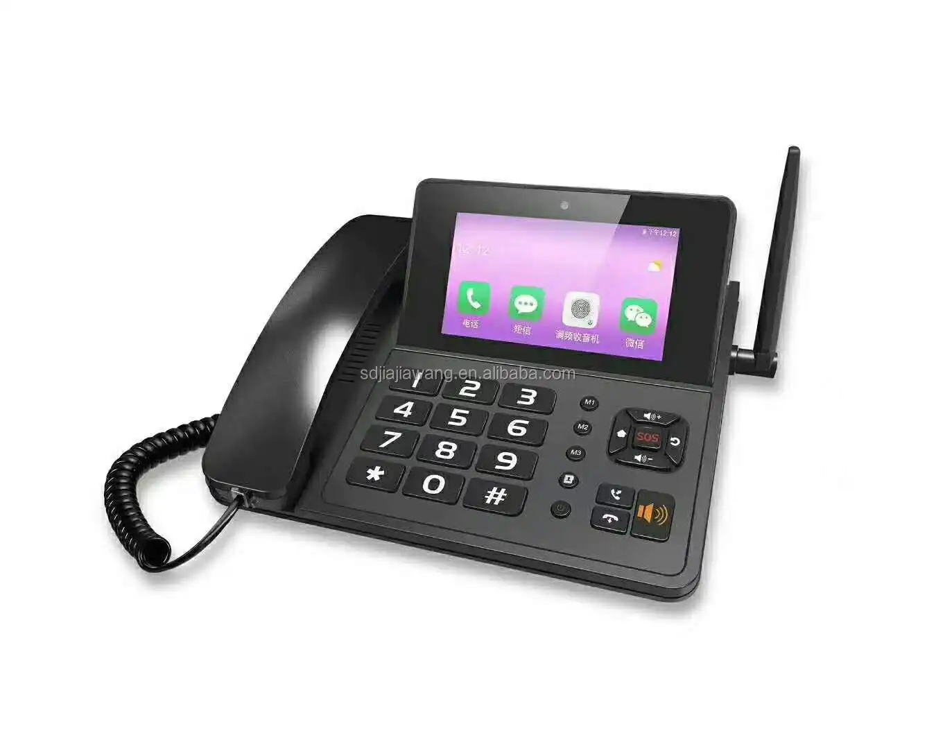 4G VOLTE LTE WCDMA GSM SIM بطاقة ثابت سطح المكتب اللاسلكي الروبوت الهاتف مع واي فاي هوت سبوت ثابت هاتف لاسلكي FWP