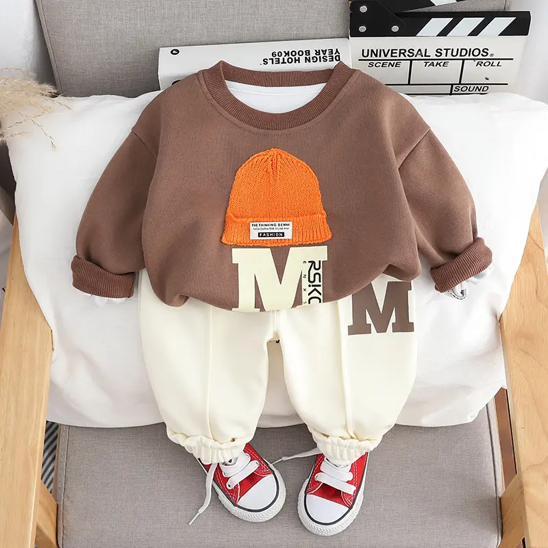 Wholesale Cheap Shorts Toddler Kid 2023 2 Piece Multi Color Plain Summer Child Baby Boy Clothing Set With Logo