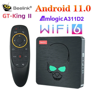 Nueva llegada personalizada <span class=keywords><strong>Beelink</strong></span> GT <span class=keywords><strong>King</strong></span> II WiFi 6 TV BOX Android 11 A311D2 Octa Core LPDDR4 BT50 Control remoto reemplazado para - Product Image 2