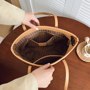 Sac fourre-tout portable antivol en PU de grande capacité et tendance. Sac à main de créateur à motifs géométriques pour l'été et l'automne - Product Image 2