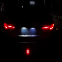 12V Wasserdichtes F1-Renn-LED-Bremslicht, Quadratische & Dreieckige Form Auto-Heck-Antikollisions-Blitzbremsleuchte