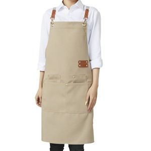 Biểu Tượng Tùy Chỉnh Vải Đầu Bếp Bồi Bàn Unisex Đồng Phục Nấu Ăn Nhà Bếp Thanh Tạp Dề Làm Việc Dài Thương Mại Cafe Nhà Hàng Tạp Dề - Product Image 2