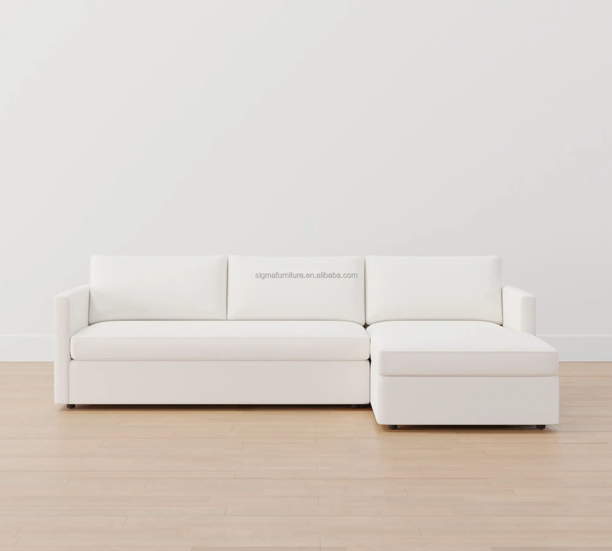 Luxo l forma canto modular sofás branco secional sofá chaise lounge tecido sofá