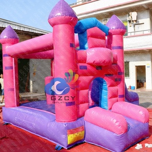 Château gonflable personnalisé amusant avec mini-toboggan, château de saut <span class=keywords><strong>pour</strong></span> fête d'<span class=keywords><strong>anniversaire</strong></span> d'enfants, respectueux de l'environnement - Product Image 2