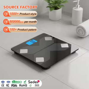 नए आगमन घरेलू बाथरूम 250 किलो स्मार्ट ब्लू दांत ऐप लिविंग रूम Lcd डिजिटल डिस्प्ले बॉडी वेट फैट स्केल - Product Image 1