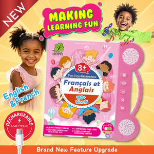 Eletree - Juguetes Educativos Electrónicos al por Mayor para Niños, <span class=keywords><strong>Libros</strong></span> en Francés para Niños Pequeños - Product Image 1