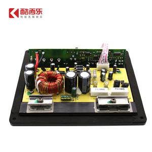 Placa amplificadora de subwoofer para coche Kuole de 120W mono, 12V activa, integrada, de aleación de aluminio metálica de alta potencia - Product Image 4