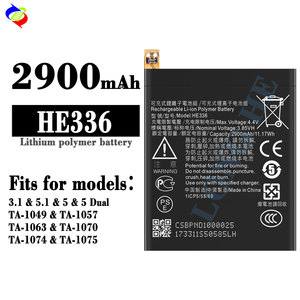 Batterie de téléphone portable de remplacement HE336 pour <span class=keywords><strong>Nokia</strong></span> 5 Nokia5 Dual SIM Batteries lithium-ion originales Téléphones mobiles - Product Image 2