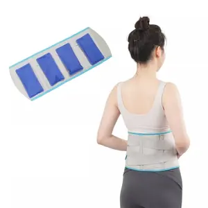 带口袋的可调热疗法背部疼痛缓解下背部支撑支撑腰腰支撑带
