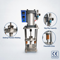 Machine de moulage par injection verticale automatique pneumatique pour câbles de charge, interrupteurs électriques et extrusion de matériaux micro-taille PET/ABS/PP