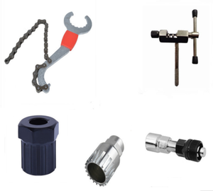 Outil de réparation pour vélo Route VTT Pédalier <span class=keywords><strong>Clé</strong></span> Chaîne Remover Manche Inférieur <span class=keywords><strong>Clé</strong></span> à Rayons Outil Roue Libre Pièce de Vélo - Product Image 6