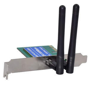 Bộ Chuyển Đổi Thẻ <span class=keywords><strong>PCI</strong></span>-e Không Dây Mini 300Mbps Ăng Ten Omni Định Hướng Có Thể Tháo Rời 2x Máy Tính Để Bàn <span class=keywords><strong>PCI</strong></span>-Express 300Mbps Không Dây <span class=keywords><strong>PCI</strong></span>-E - Product Image 2