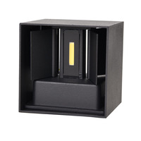 Lampu Dinding Led atas dan bawah, lampu dinding tahan air Ip65 braket tempat lilin terpasang