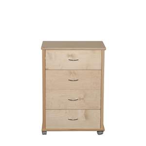 Chariot à tiroirs MASLEGNO Modèle MAS375 en bois de hêtre massif haute performance, design moderne, roues en plastique, poignées en fer, robuste pour toutes les applications - Product Image 3