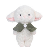Peluche Agneau Doux, Adorable Poupée Mouton, Coussin Câlin 31-50 cm, Rembourré en Fibre de Polyester, Doudou Unisexe pour le Sommeil