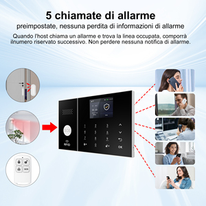 无线智能家居安全报警系统无线DIY防盗报警套件，带家庭/商店传感器应用遥控器 - Product Image 5