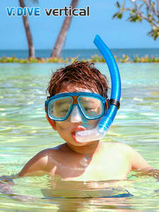 Equipo de Snorkel para Niños Vdive, Set Completo con <span class=keywords><strong>Gafas</strong></span> de <span class=keywords><strong>Buceo</strong></span>, Bajo Volumen, Impermeable, Antivaho, para Niños de hasta 12 Años - Product Image 3