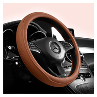 Autozubehör Marken durchmesser 38-40CM Leder Designer Auto Lenkrad abdeckungen für Frauen Toyota Ford Mini Cooper X3 Tesla