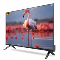 Grosir Pabrik merek OEM Tv pintar LED 32 inci Tv pintar 4k LED ramping televisi Android Lcd 32/43/50/65 Tv layar datar