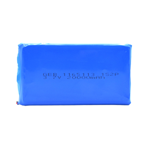 에너지 미터를 위한 재충전용 깊은 주기 Li 중합체 건전지 팩 20000mah 편평한 주머니 세포 <span class=keywords><strong>Lipo</strong></span> 건전지 3.7v 20Ah GEB 1165113 - Product Image 2
