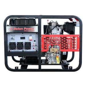 オープンタイプディーゼル発電機8.5kw 9kwポータブル屋外バックアップ発電機小型家庭用屋外ディーゼル発電機セット - Product Image 1