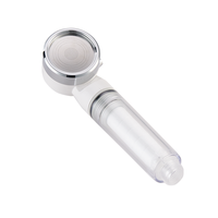 Pomme de douche à main simple et tendance en ABS, économie d'eau, 3 fonctions, filtre en coton PP, accessoire de robinet de salle de bain