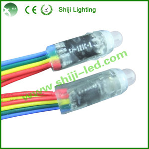 RGB 1903/2811 <span class=keywords><strong>LED</strong></span> Pixel 5V <span class=keywords><strong>12V</strong></span> Không Thấm Nước Điểm Ánh Sáng Chuỗi Ray Wu Giáng Sinh Đầy Đủ Màu Sắc Ws2811 12Mm <span class=keywords><strong>LED</strong></span> Pixel - Product Image 5