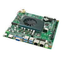 Placa Base Industrial Intel 7390 Whiskey Lake-U, DDR4, MSATA, 6 USB, 6 COM, HD VGA, DC 12V, Mini ITX