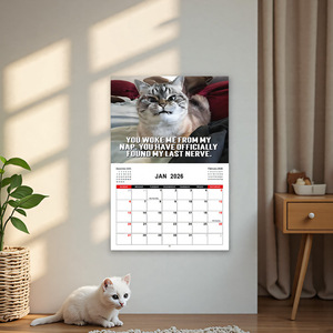 <span class=keywords><strong>Calendrier</strong></span> mural mensuel suspendu 365 jours personnalisé 2026 calendriers de planificateur de papier impression pour 2026 - Product Image 4