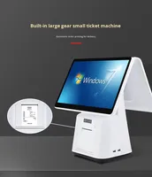 Appareil tout-en-un à double écran tactile pour la publicité, l'affichage et les fonctions de caisse