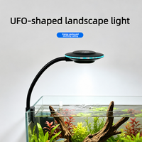 Nouvelle lampe UFO pour aquarium - Lampe anti-algues pour plantes aquatiques d'eau douce - Lampe UFO à spectre complet pour plantes aquatiques