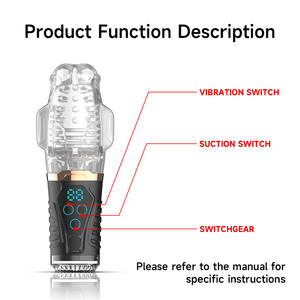 Dual Motor Upgraded Sucking <b>Vibration</b> Male Masturbator Cup Toys For Adult - Product Image 6
