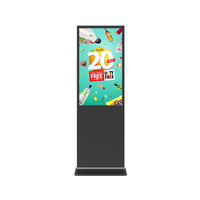 HUSHIDA 43/50/55/65/75 pouces au sol LED publicité Totem lecteur écran tactile capacitif 16:9 centres commerciaux éducation