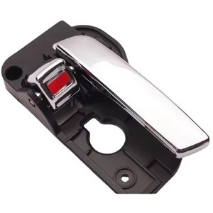 Manija de puerta cromada OEM 826201D010 delantera derecha interior para Kia Rondo 2007-2012, pieza de repuesto metálica - Product Image 2