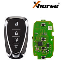 XHORSE XSCLN1EN pour Chevrolet Style Clé télécommande universelle de deuxième génération 4 boutons