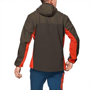 Chaqueta con Capucha para Hombre, Cortavientos, con Bloques de Color, Cierre de Cremallera, Estilo Deportivo, para Otoño - Product Image 2